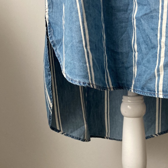 Luxology Long Sleeve Shirt Dress M (10) - Picture 11 of 16